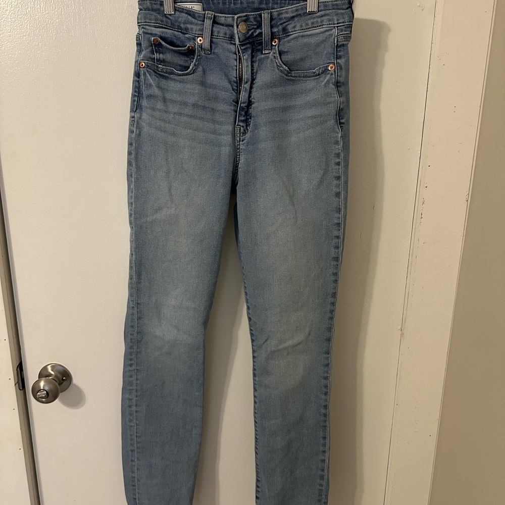 Gap high rise straight stretch